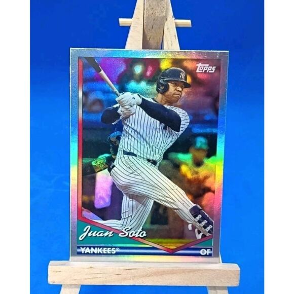 Juan Soto #289 2024 Topps Archive Rainbow Foil SSP 140/199 Yankees - Picture 4 of 7